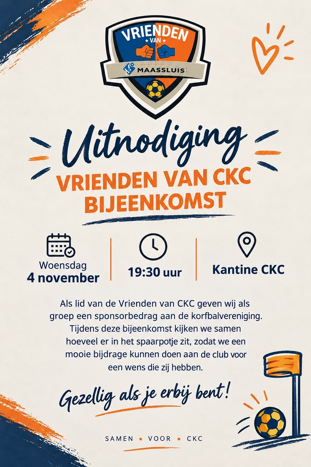Vrienden van CKC-bijeenkomst 4 november